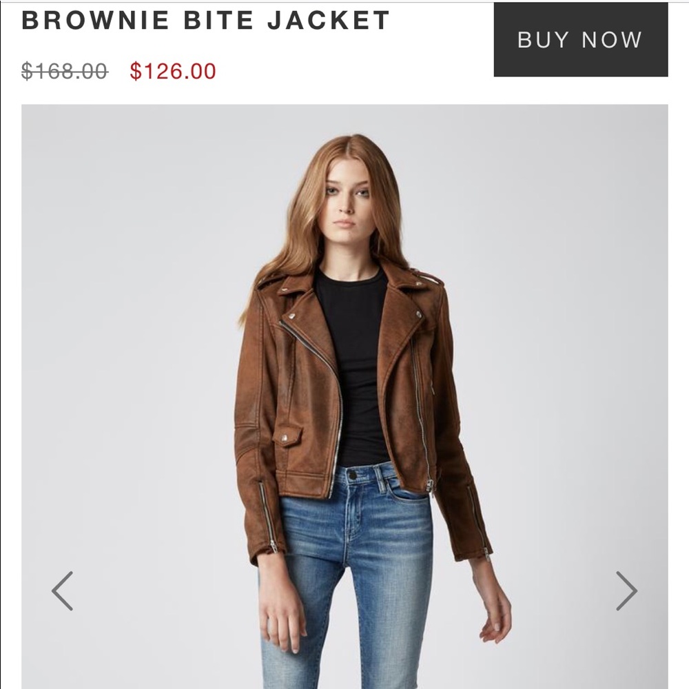 Blank NYC Suede Moto Jacket NWT
